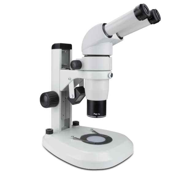 20 Deg. Head Stereo Zoom Microscope With Dual LED Illuminated Track Stand